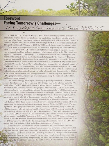 Facing tomorrow's challenges