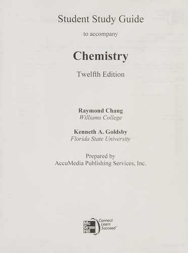 Student Study Guide for Chemistry