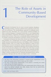 Asset building and community development