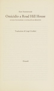 Omicidio a Road Hill House, ovvero, Invenzione e rovina di un detective