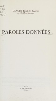 Paroles données