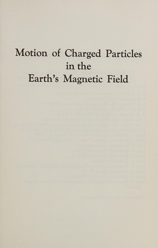 Motion of charged particles in the earth's magnetic field