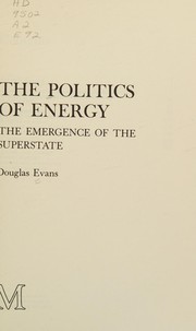 The politics of energy