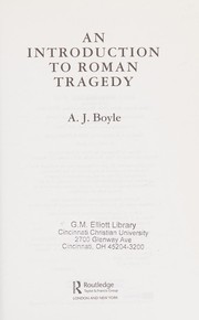 An introduction to Roman tragedy