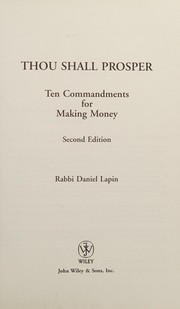Thou Shall Prosper