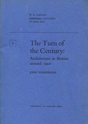 The Turn of the Century