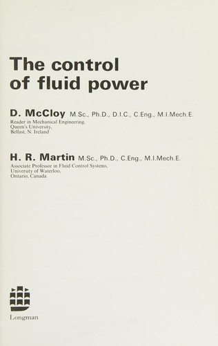 The control of fluid power