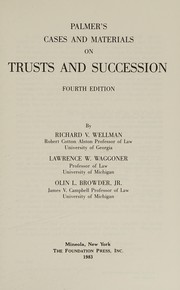 Cases and materials on trusts and succession