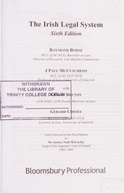 Byrne and Mccutcheon on the Irish Legal System