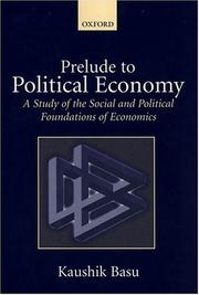 Prelude to Political Economy