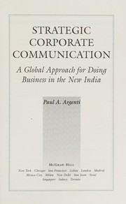 Strategic corporate communications