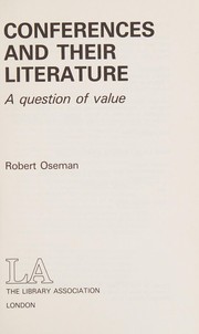 Conferences and their literature