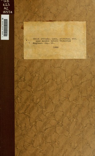 Laws, etc. (Public general acts)