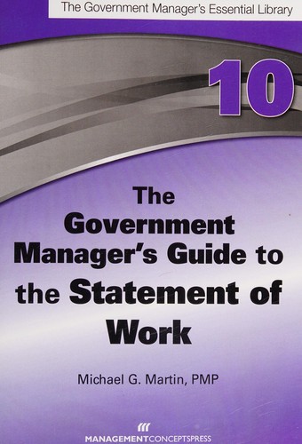 Government Manager's Guide to the Statement of Work