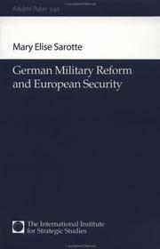 German military reform and European security