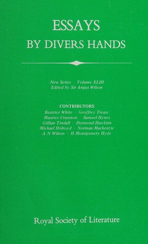 Essays by Divers Hands