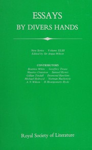 Essays by Divers Hands
