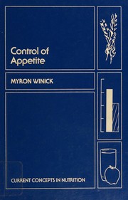 Control of appetite