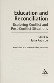 Education and reconciliation