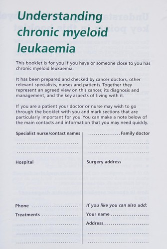 Understanding Chronic Myeloid Leukaemia