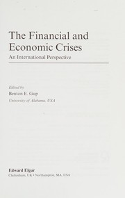 The financial and economic crises