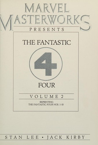 Marvel masterworks presents The Fantastic Four