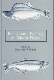 Behavioural ecology of teleost fishes