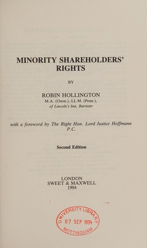 Minority shareholders' rights