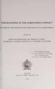 Theologizing in the Corinthian conflict