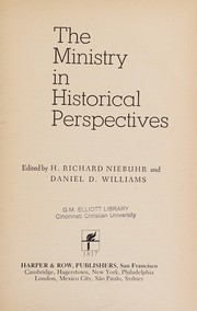The Ministry in historical perspectives