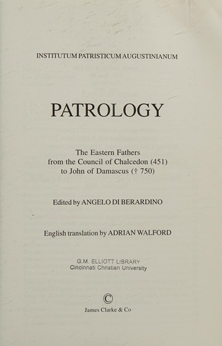 Patrology