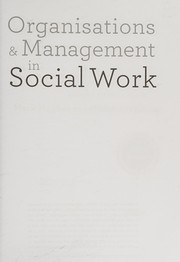 Organisations and Management in Social Work