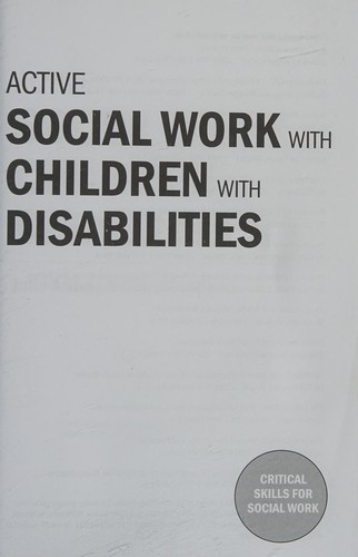Active Social Work with Children with Disabilities