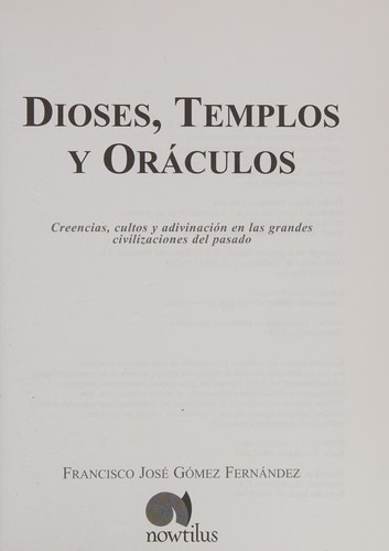 Dioses, templos y oráculos