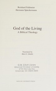 God of the living