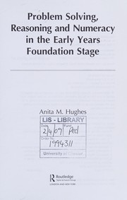 Problem solving, reasoning and numeracy in the early years foundation stage
