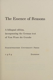 The essence of reasons