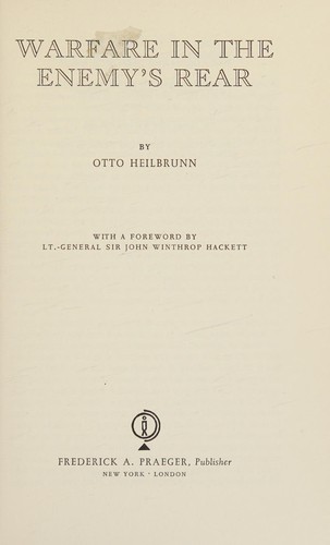 Warfare in the enemy's rear