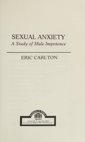 Sexual anxiety