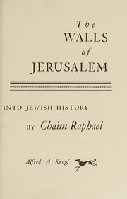 The walls of Jerusalem