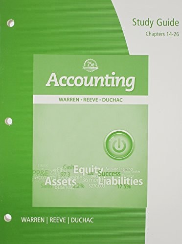 Warren/Reeve/Duchac's Accounting