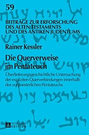 Die Querverweise Im Pentateuch
