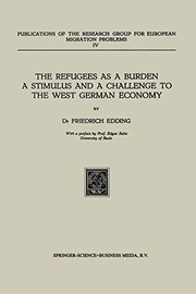 The refugees as a burden, a stimulus, and a challenge to the West German economy