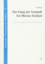 Der Gang der Vernunft bei Meister Eckhart