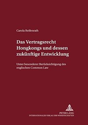 Das Vertragsrecht Hongkongs und dessen zukünftige Entwicklung