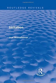 Imitation (Routledge Revivals)
