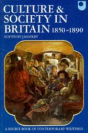 Culture and Society in Britain 1850-1890