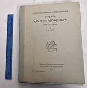Corpus vasorum antiquorum. New Zealand