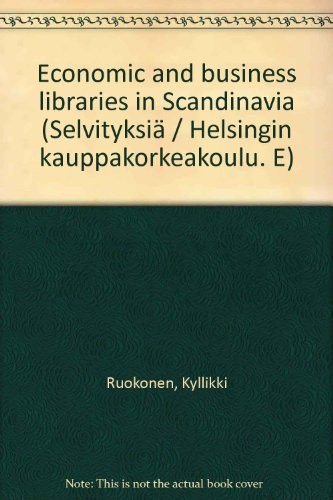 Economic and business libraries in Scandinavia