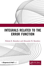 Integrals Related to the Error Function